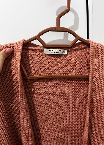 Bej Triko Midi Kadın Hırka - Görsel 3