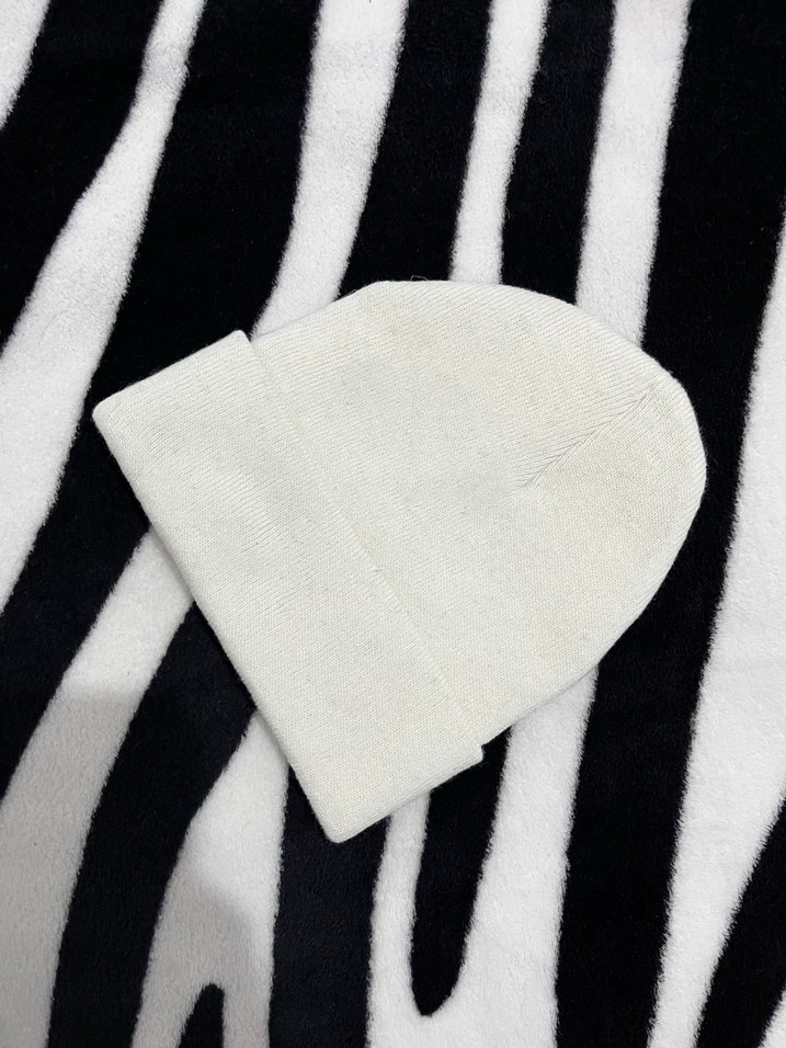 Kadın Bej ve Gri Örgü Bere - Görsel 2