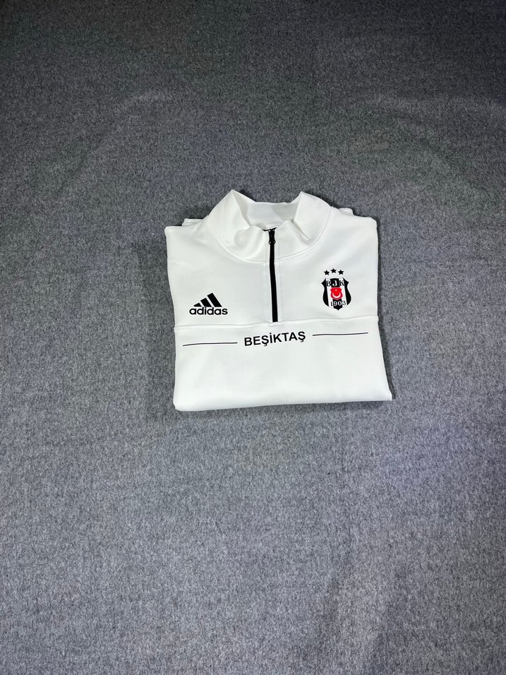 BJK Yarım Fermuarlı Sweat - Görsel 2