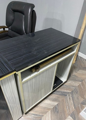 Siyah Deri Modern Kanepe takım - Görsel 7