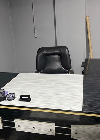 Siyah Deri Modern Kanepe takım - Görsel 6