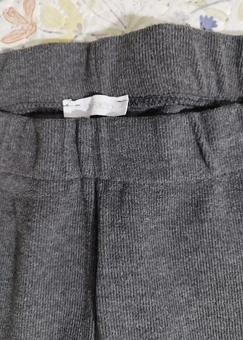 Gri Bol Kesim Kadın Pantolon - Görsel 3