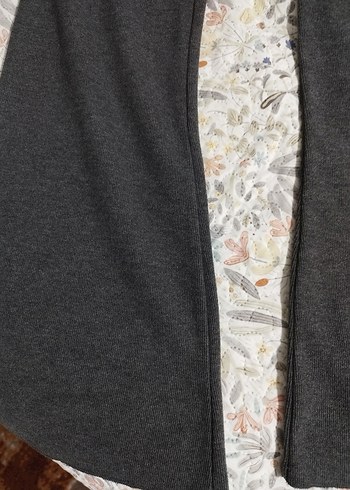 Gri Bol Kesim Kadın Pantolon - Görsel 4