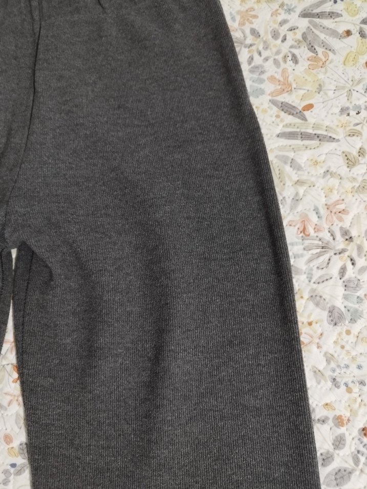 Gri Bol Kesim Kadın Pantolon - Görsel 2