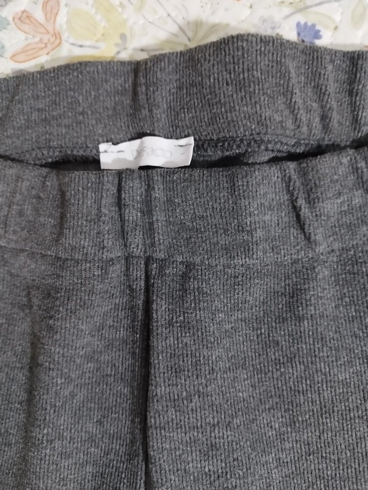 Gri Bol Kesim Kadın Pantolon - Görsel 3