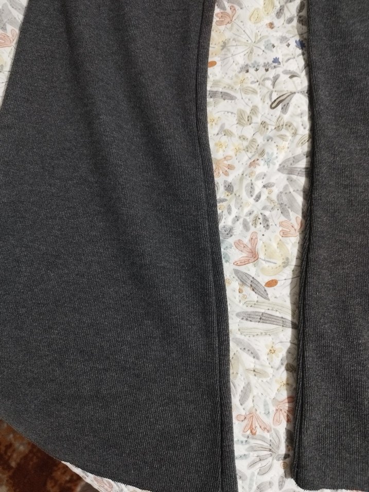 Gri Bol Kesim Kadın Pantolon - Görsel 4