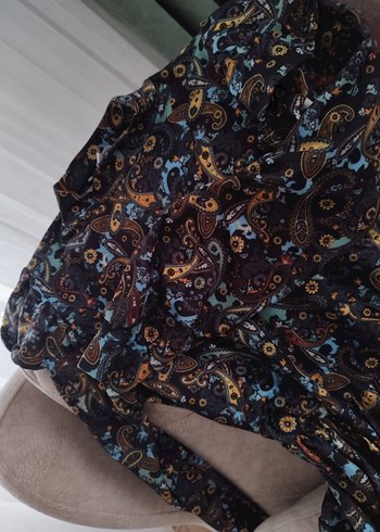 Desenli Bohem elbise - Görsel 4