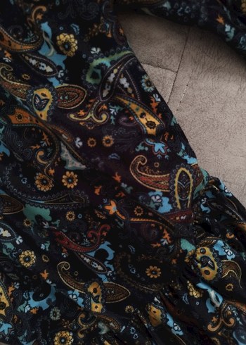 Desenli Bohem elbise - Görsel 3