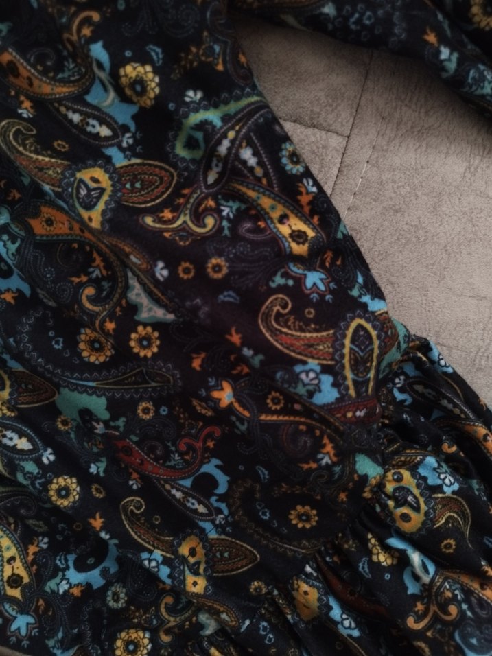 Desenli Bohem elbise - Görsel 3