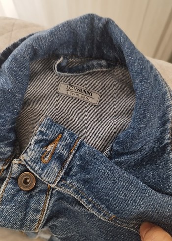 Düğmeli erkek çocuk kot ceket - Görsel 3