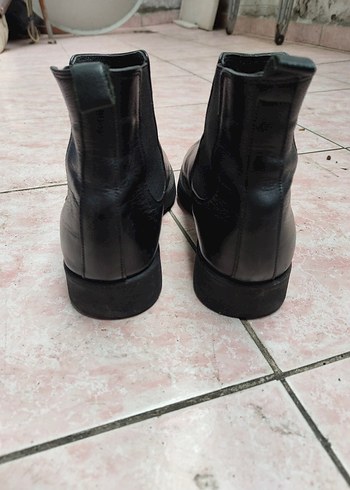 Siyah Deri Erkek Botu 41.5 - Görsel 4