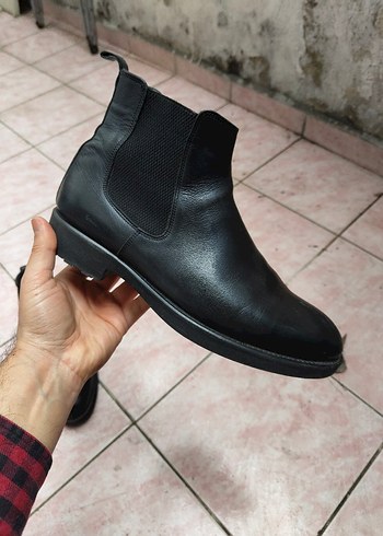 Siyah Deri Erkek Botu 41.5 - Görsel 7