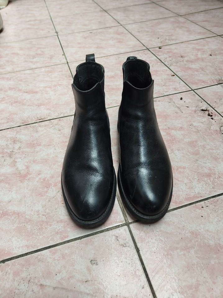 Siyah Deri Erkek Botu 41.5 - Görsel 2