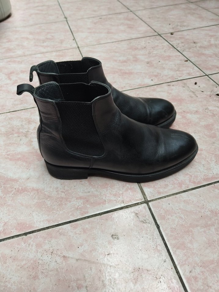 Siyah Deri Erkek Botu 41.5 - Görsel 5