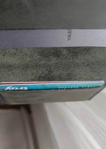 Lacivert Minimalist Erkek Cüzdan el yapım deri - Görsel 5