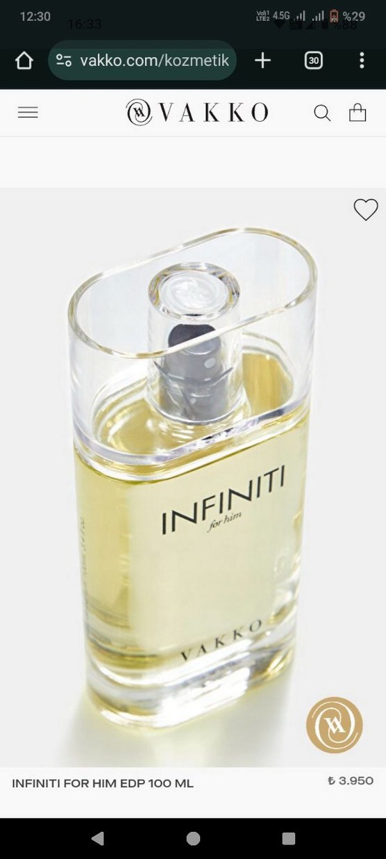 Vakko Infiniti For Him Eau De Parfum - Görsel 2