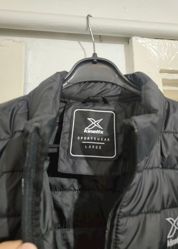 Erkek Siyah Fermuarlı Sade Mont Kinetix marka - Görsel 5