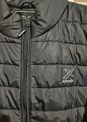 Erkek Siyah Fermuarlı Sade Mont Kinetix marka - Görsel 3