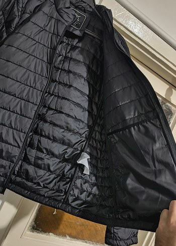 Erkek Siyah Fermuarlı Sade Mont Kinetix marka - Görsel 6