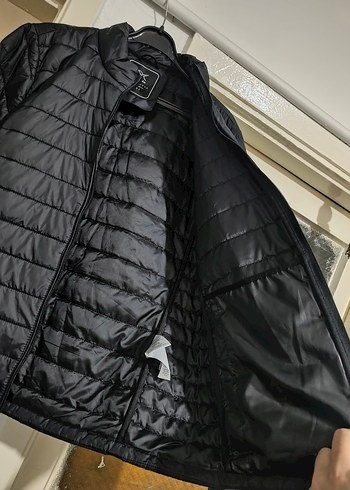 Erkek Siyah Fermuarlı Sade Mont Kinetix marka - Görsel 7