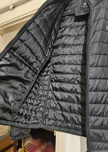 Erkek Siyah Fermuarlı Sade Mont Kinetix marka - Görsel 4