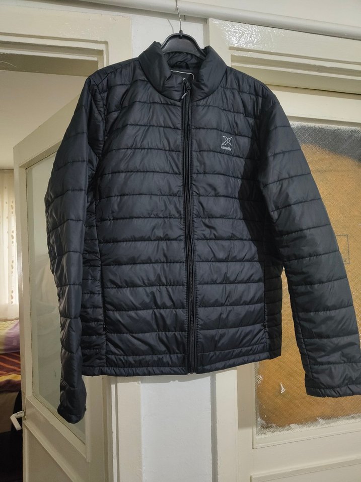 Erkek Siyah Fermuarlı Sade Mont Kinetix marka - Görsel 2