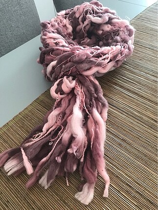 Accessorize Pembe tonlu atkı