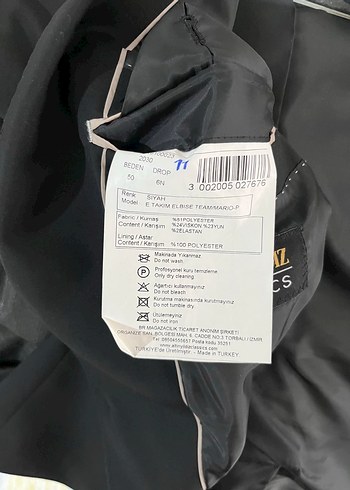 Altınyıldız sıfıra yakın nano kumaş takım elbise - Görsel 5