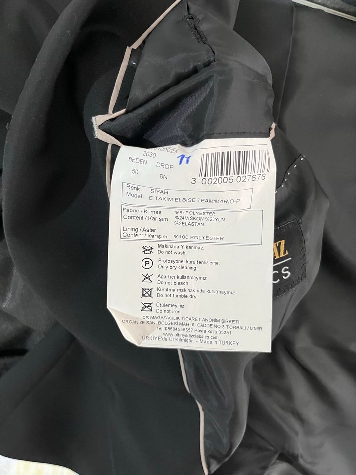 Altınyıldız sıfıra yakın nano kumaş takım elbise - Görsel 5