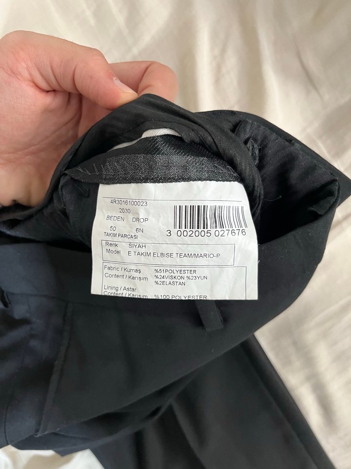 Altınyıldız sıfıra yakın nano kumaş takım elbise - Görsel 3