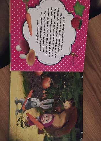 Maşa ile Koca Ayı Süper Yapboz Kitabım - Görsel 3