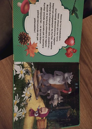 Maşa ile Koca Ayı Süper Yapboz Kitabım - Görsel 6