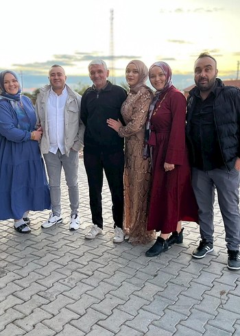 Bordo Uzun Kadın Tesettür Kaban - Görsel 4