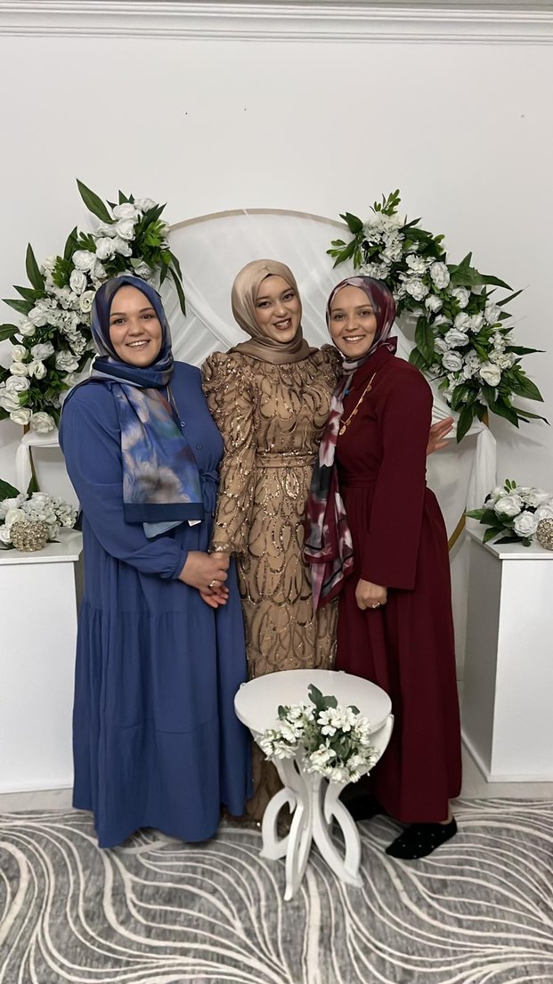 Bordo Uzun Kadın Tesettür Kaban - Görsel 5