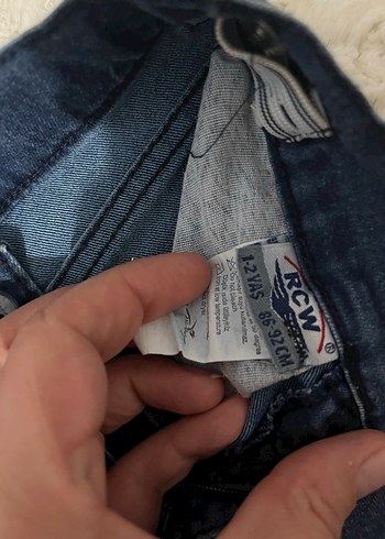 Nakışlı Düğmeli Erkek Kot Pantolon - Görsel 2