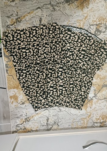 leopar desenli diz üstü etek - Görsel 2