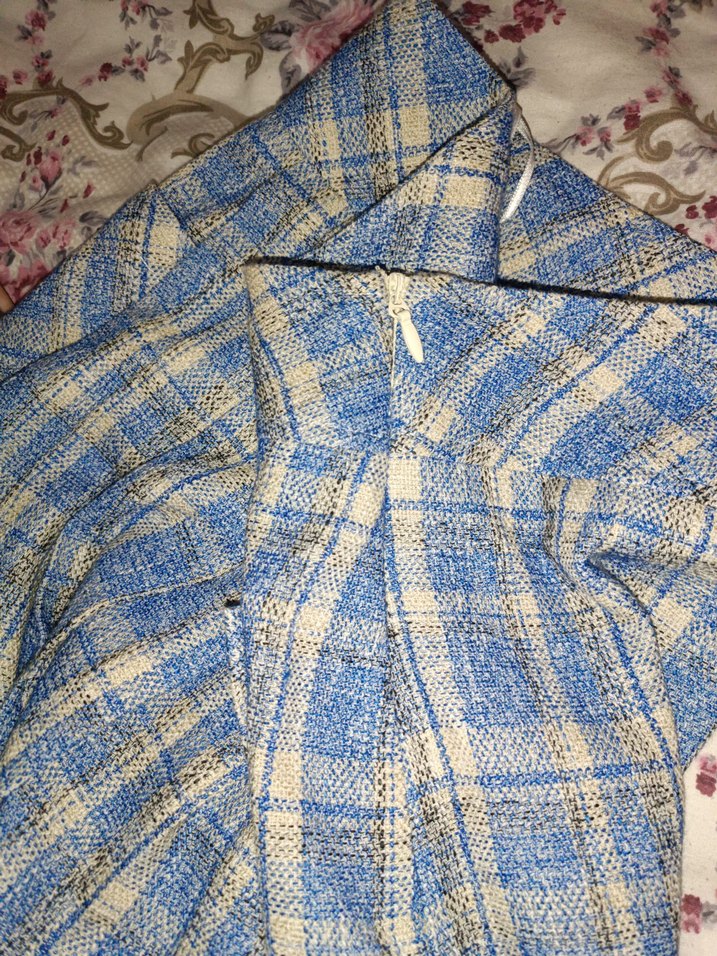 Mavi Pilili Mini Etek - Görsel 4