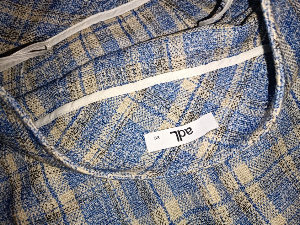 Mavi Pilili Mini Etek - Görsel 2