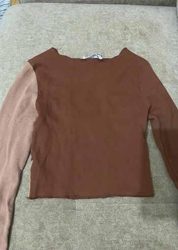 Koton Çift Renk Tasarımlı Crop - Görsel 4