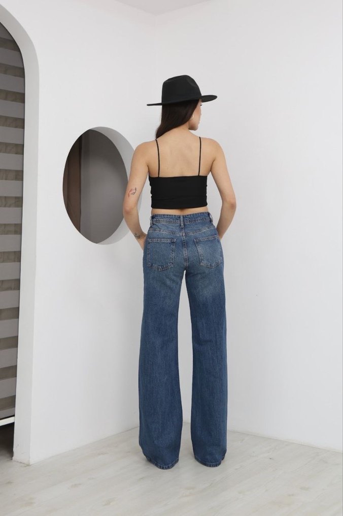 2004 Düşük bel straıght yıkama - Görsel 3