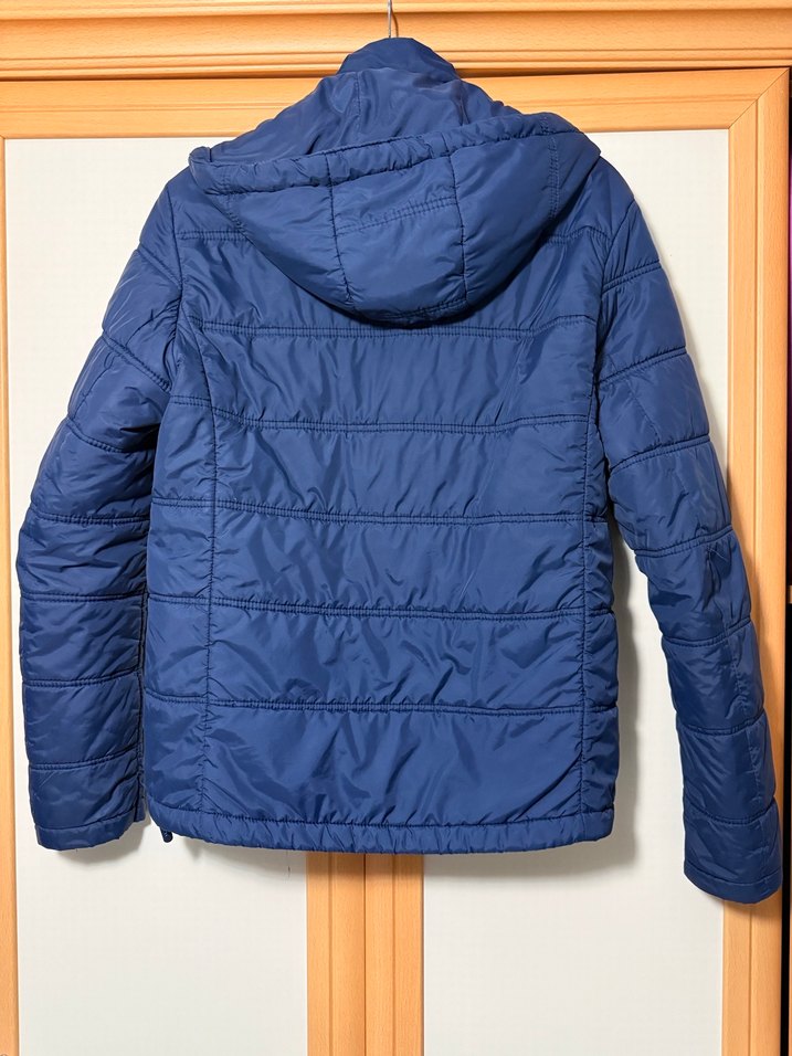 Erkek Lacivert Fermuarlı Kış Montu - Görsel 2