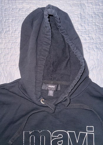 Siyah Kapüşonlu Erkek Sweatshirt - Görsel 3