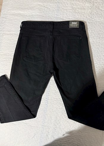Erkek Siyah Regular Fit Denim Jean - Görsel 3