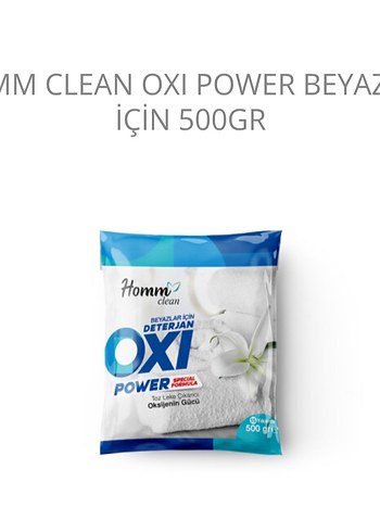 hom oxı mutfak oxı beyaz çamaşır deterjanı - Görsel 3