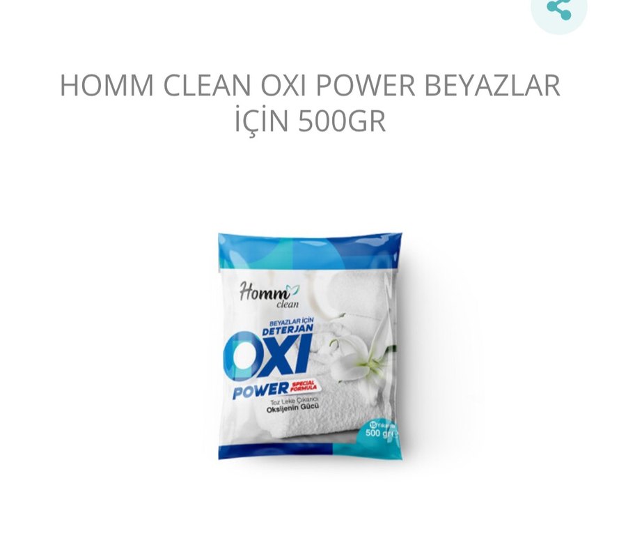 hom oxı mutfak oxı beyaz çamaşır deterjanı - Görsel 3