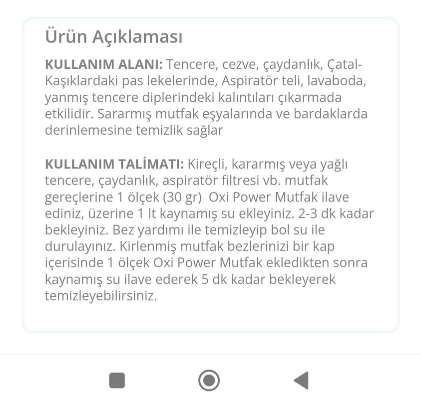 hom oxı mutfak oxı beyaz çamaşır deterjanı - Görsel 5