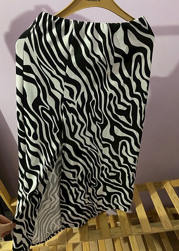 Zebra Desenli Uzun Pareo - Görsel 2