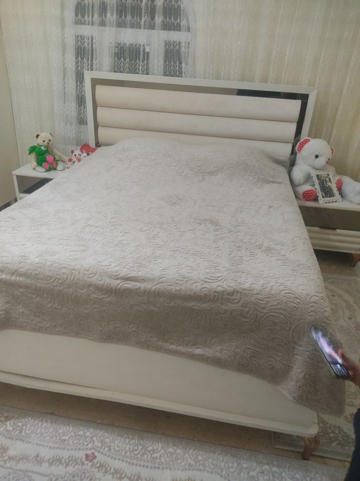 Gri Desensiz Yatak Örtüsü - Görsel 3