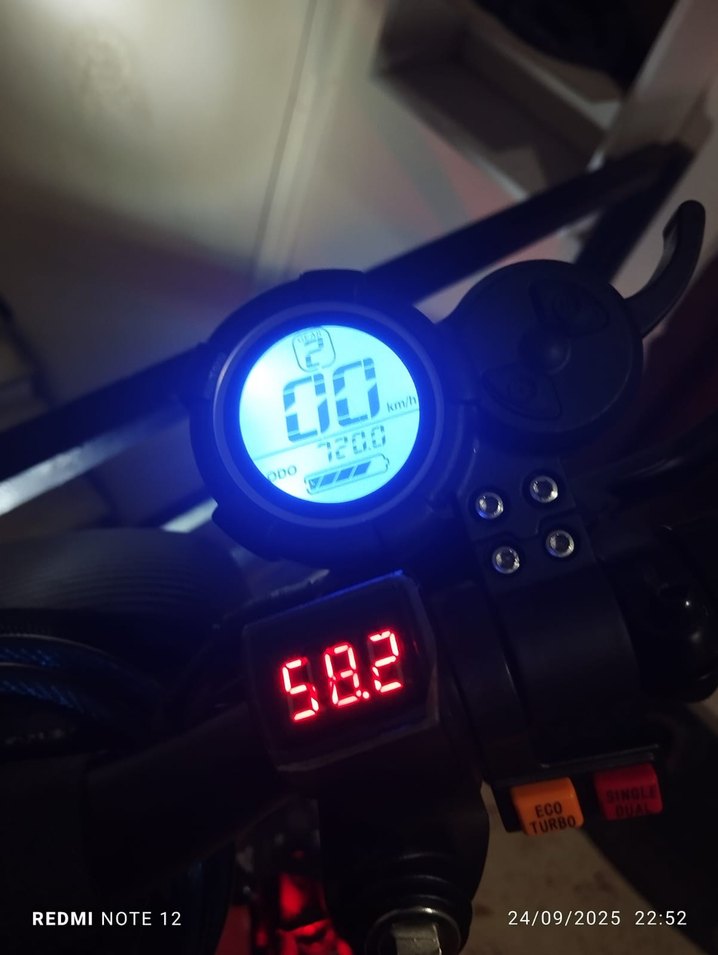 onvo RX7 4000w Siyah Elektrikli Scooter - Görsel 3