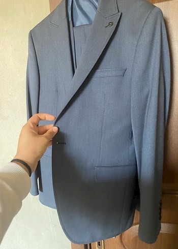 Gri Erkek Ofis Takım Elbise - Görsel 3